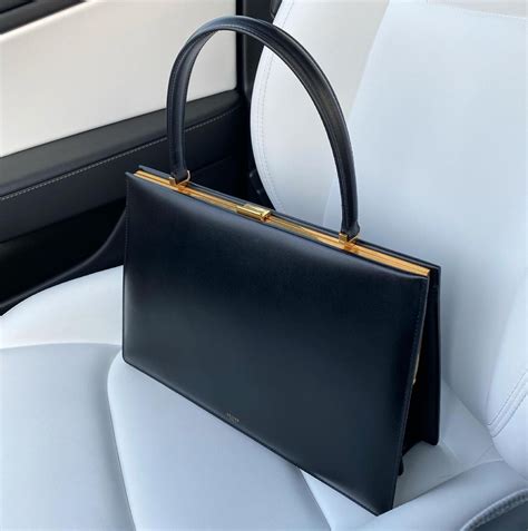 celine top handle clasp bag|Celine bag crossbody price.